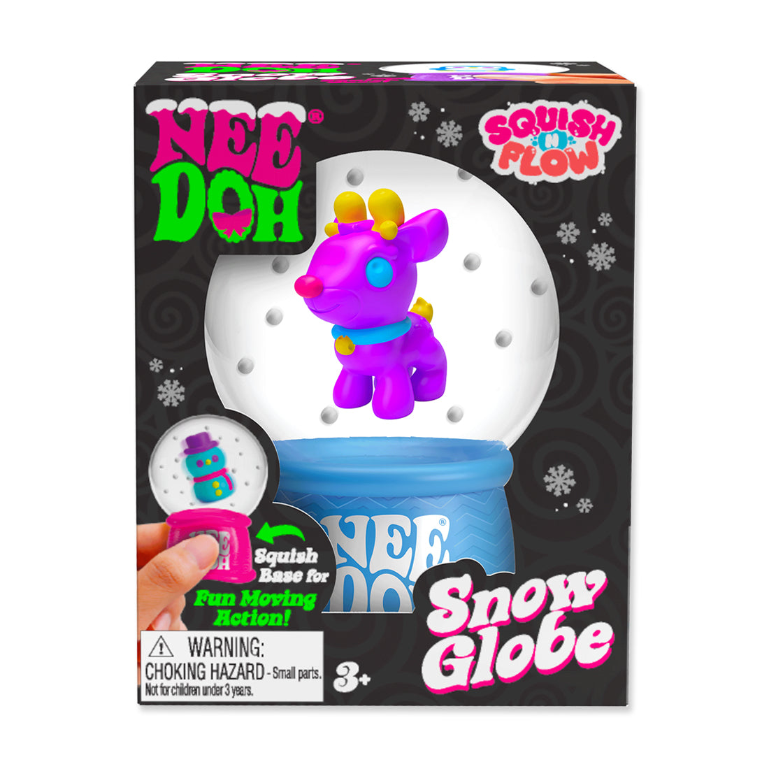 Alternate view of Needoh Squish N' Flow Snow Globe