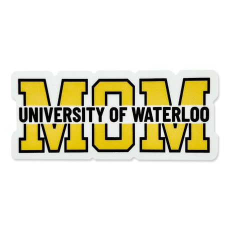 Picture of UWaterloo Mom + Dad Square Sticker Type: Mom