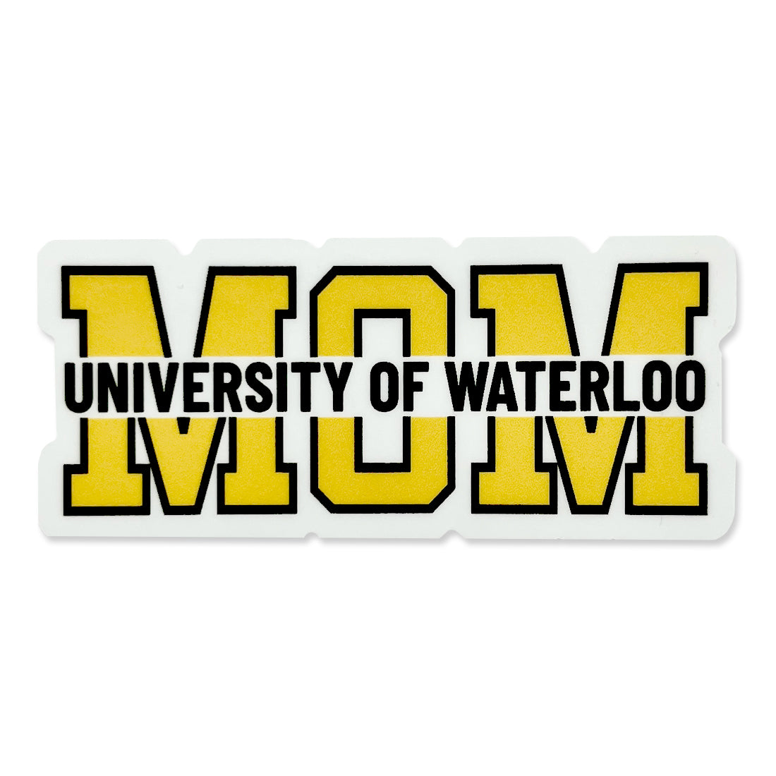 Picture of UWaterloo Mom + Dad Square Sticker