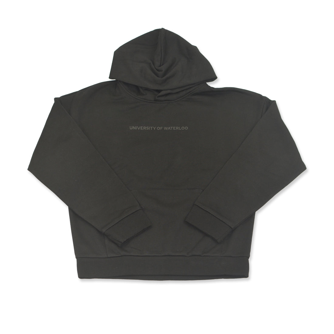 Picture of UWaterloo Cocoburry Heavyweight Hoodie Colour: Black