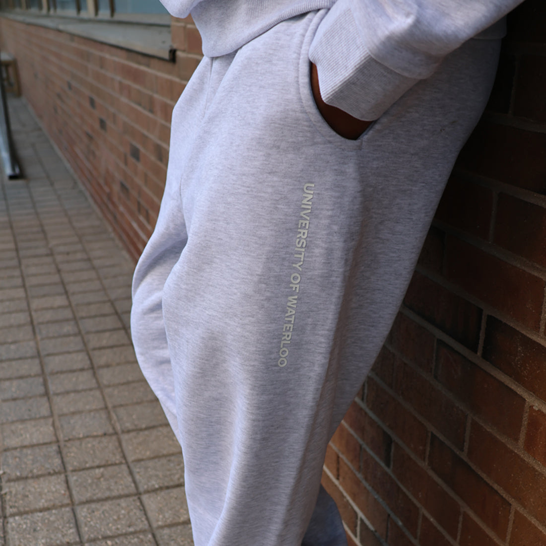 Picture of UWaterloo Cocoburry Heavyweight Sweatpants - Ash