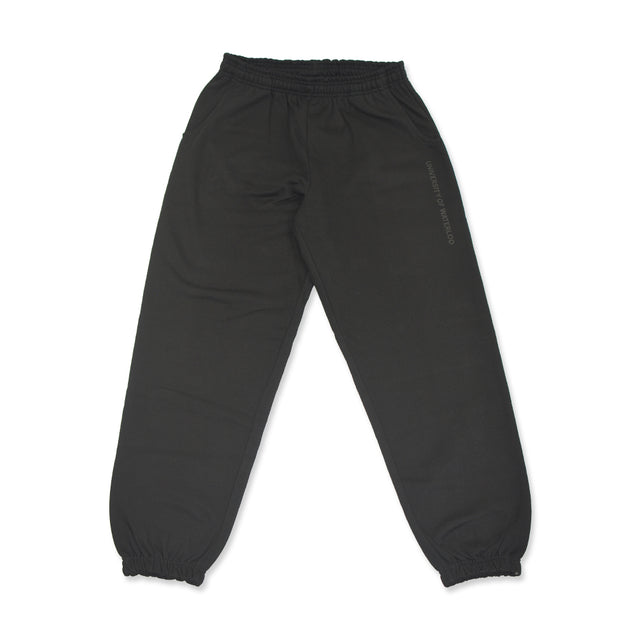 Picture of UWaterloo Cocoburry Heavyweight Sweatpants Colour: Black