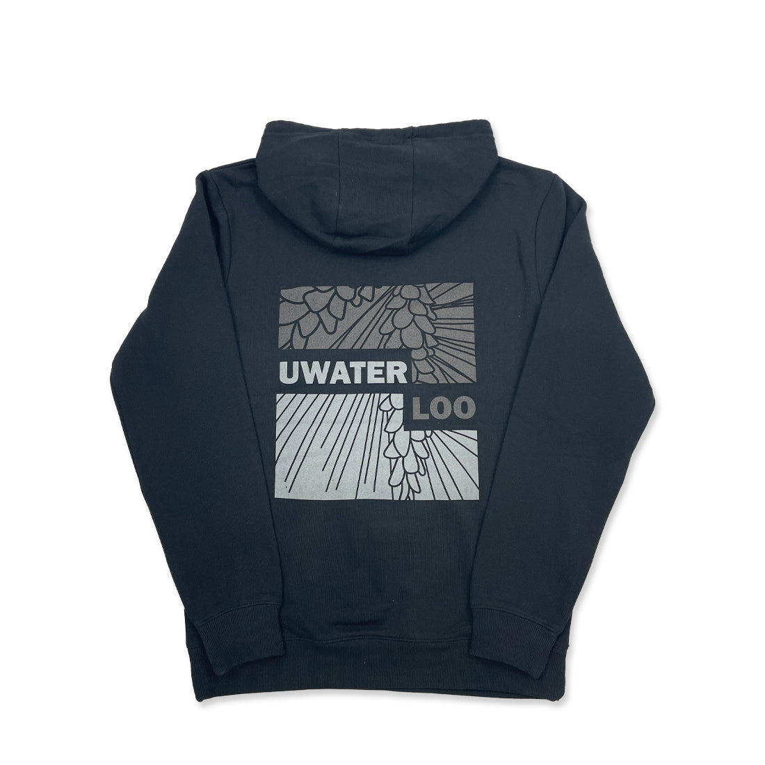 Alternate view of UWaterloo Tentree Hoodie Colour: Black