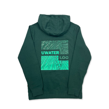 Alternate view of UWaterloo Tentree Hoodie Colour: Forest Pine