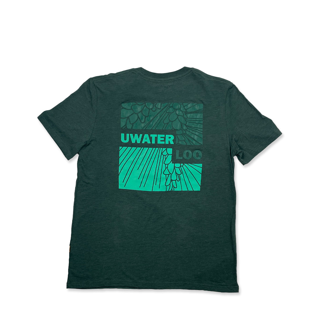 Alternate view of UWaterloo Tentree Tee Colour: Forest Pine