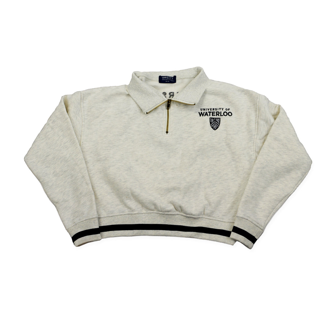 Picture of UWaterloo Logo Crewneck - Athletic Grey