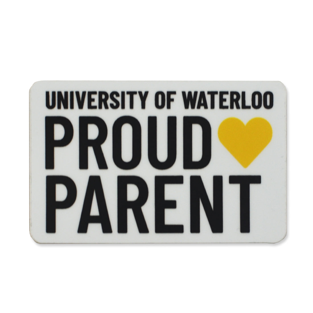 Picture of UWaterloo Proud Parent Square Sticker