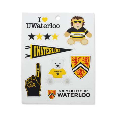 Picture of UWaterloo Assorted Sticker Sheet