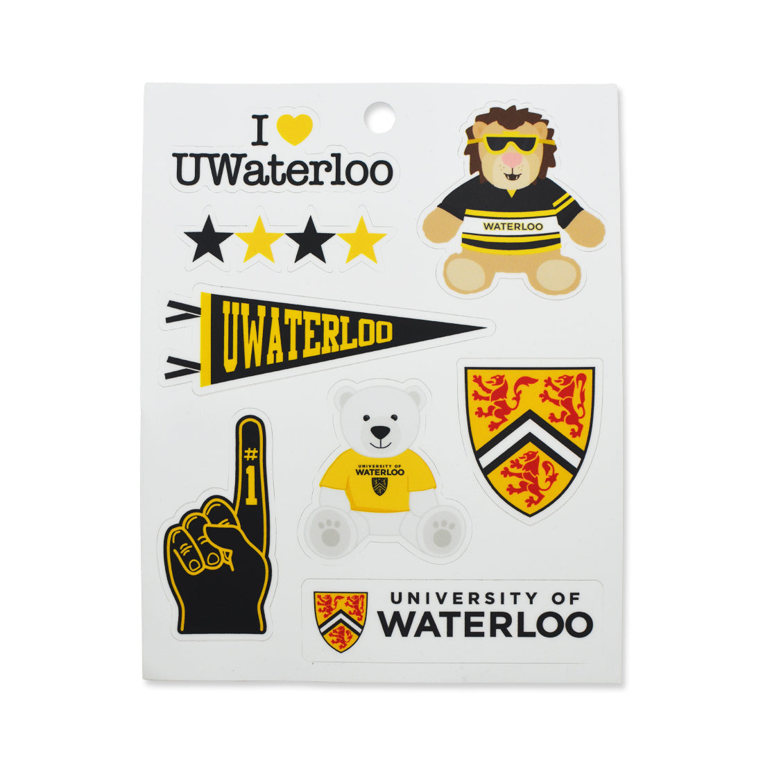 Picture of UWaterloo Assorted Sticker Sheet