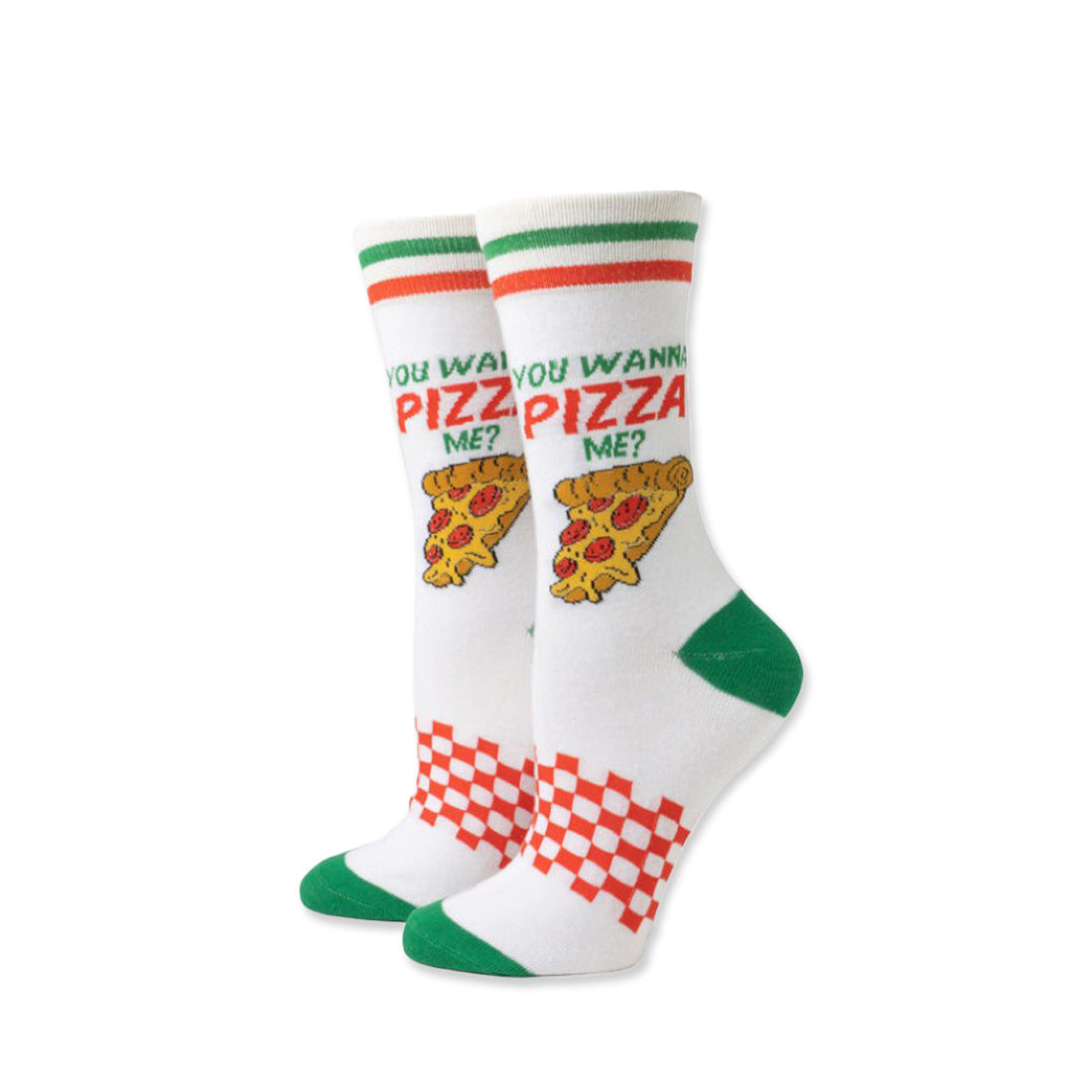Picture of Two Left Feet Sock Co. Crew Socks - APizzaThePie