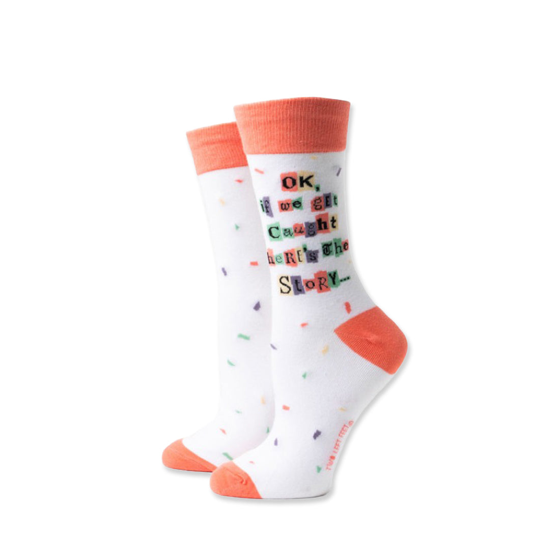 Picture of Two Left Feet Sock Co. Crew Socks - IfWeGetCaught