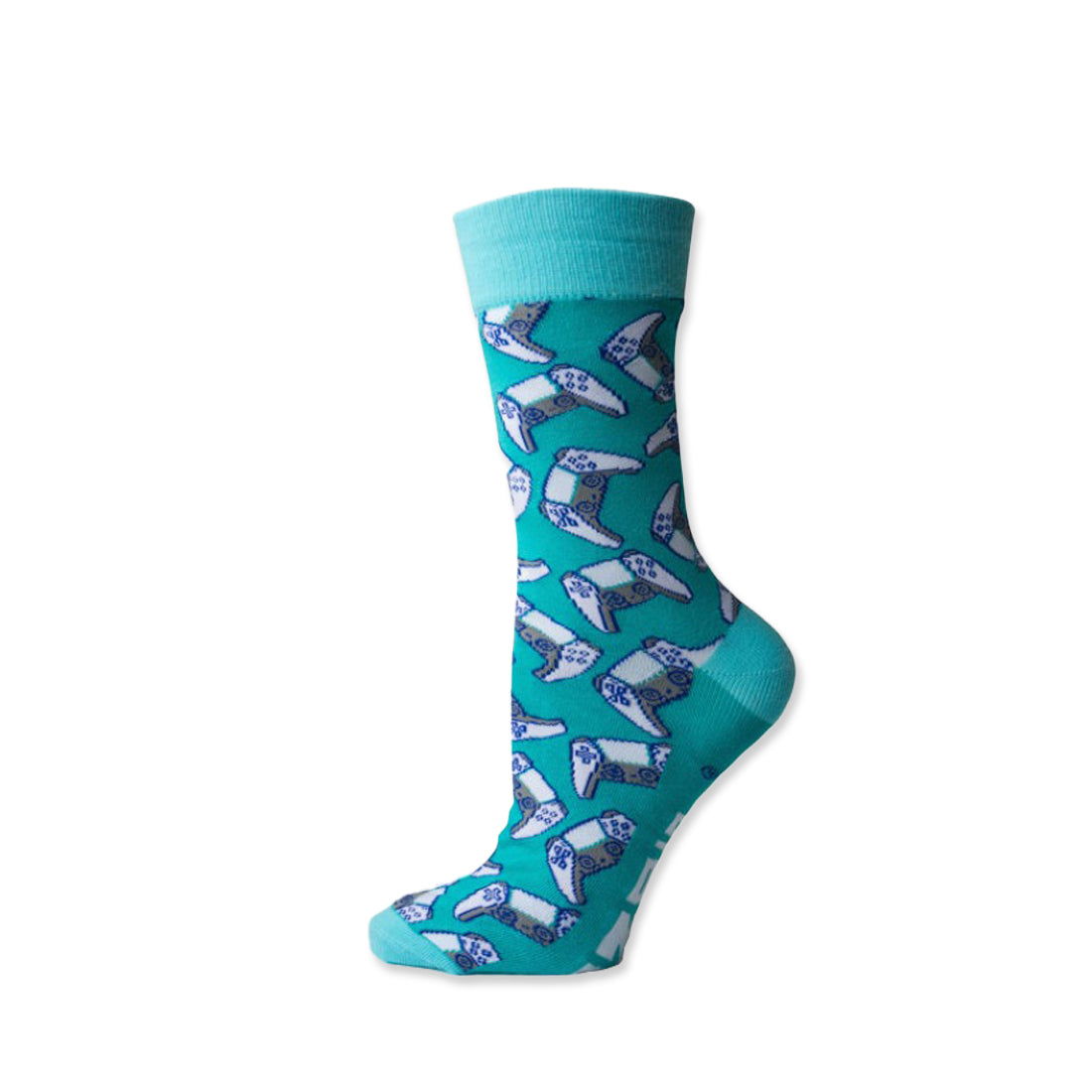 Picture of Two Left Feet Sock Co. Crew Socks - PlayToWin