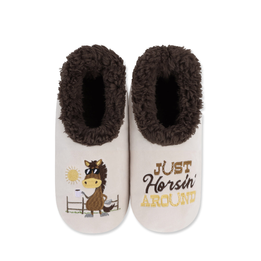 Picture of Snoozies Pairables Slippers - HorsinAround