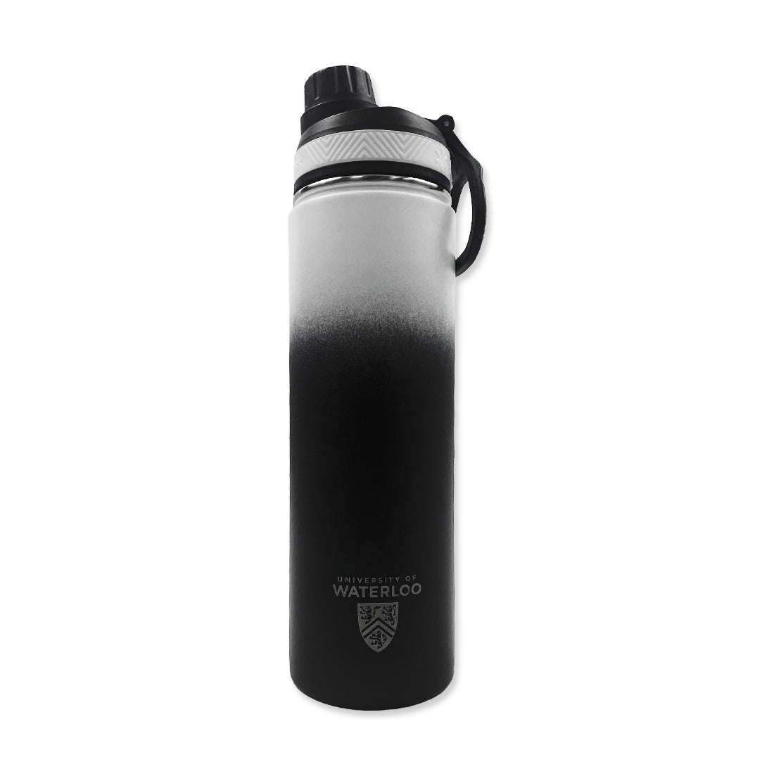 Picture of UWaterloo Rocky Bottle 25oz Colour: Black White