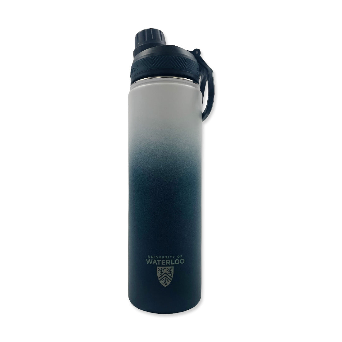 Picture of UWaterloo Rocky Bottle 25oz - StormySeaWhite