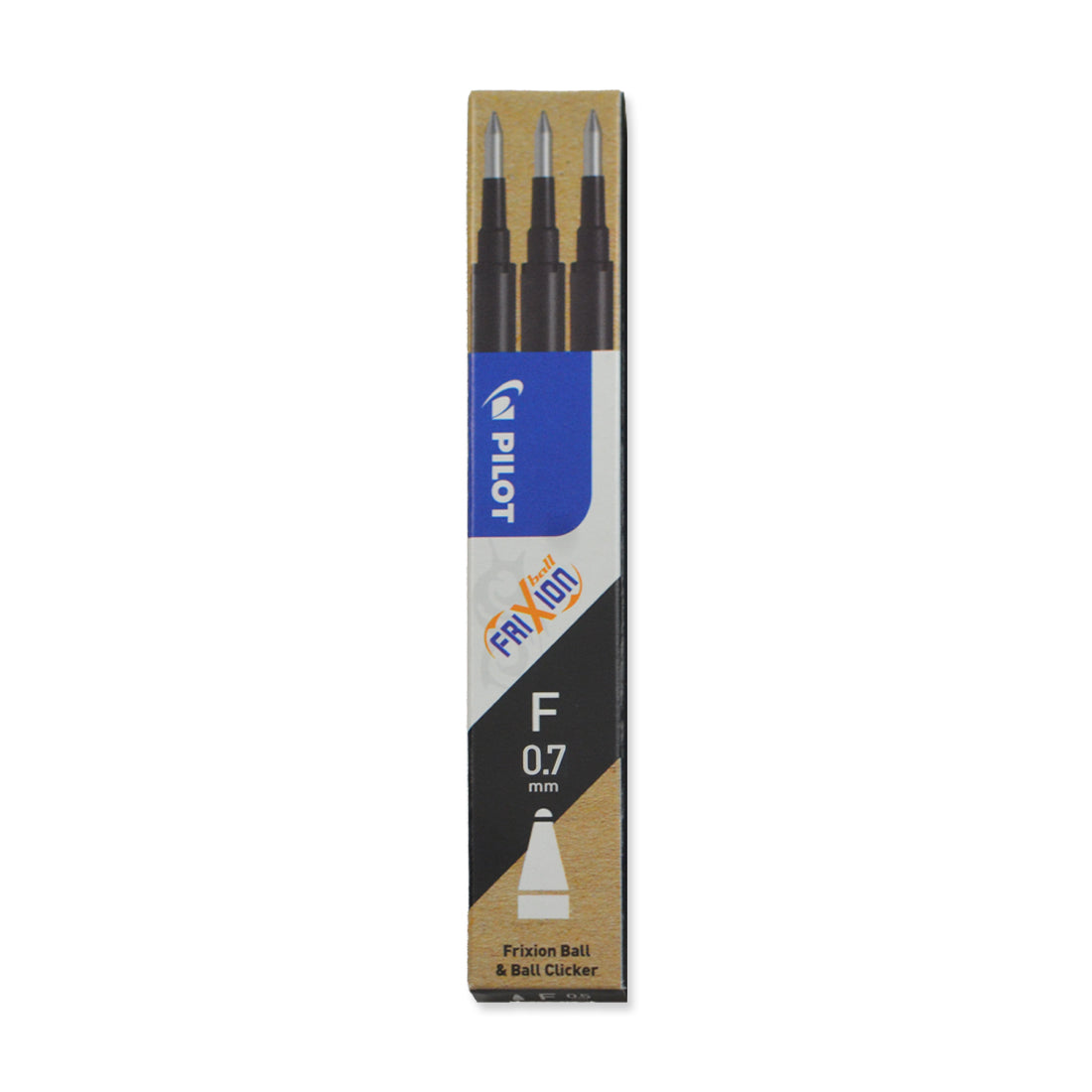 Picture of Frixion Ball Clicker Refill 3 pack 0.7mm - Black