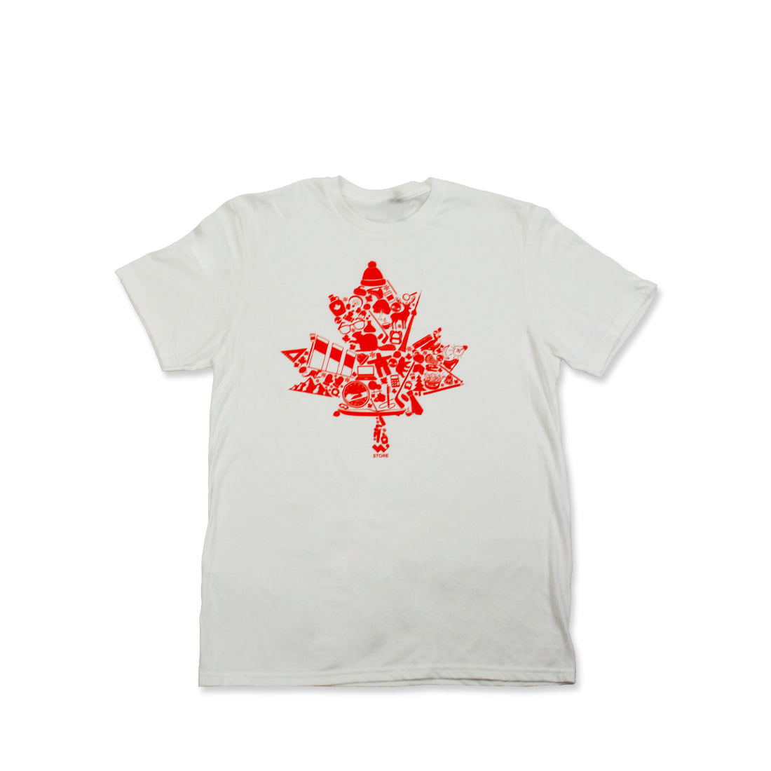 Picture of UWaterloo Maple Leaf Tee - White
