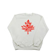 Picture of UWaterloo Maple Leaf Crewneck Colour: White