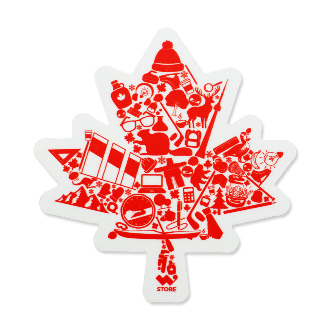 Picture of UWaterloo Maple Leaf Sticker