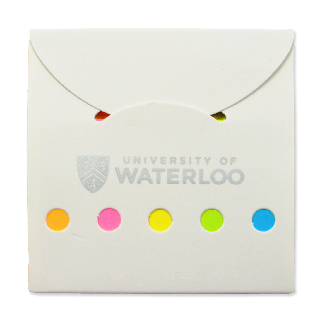 Alternate view of UWaterloo Flags Sticky Note Set