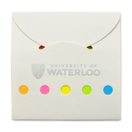 Alternate view of UWaterloo Flags Sticky Note Set
