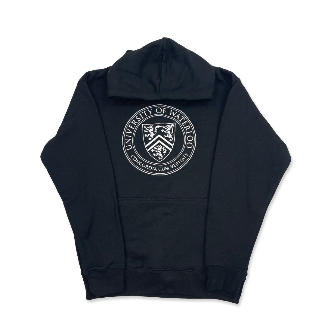 Picture of UWaterloo Ceremonial Seal Hoodie Colour: Black