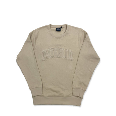 Picture of UWaterloo Outline Crewneck Colour: Light Brown