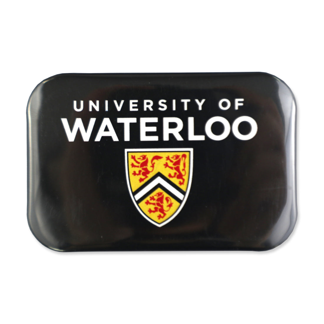 Picture of UWaterloo Rectangle Magnet - Black