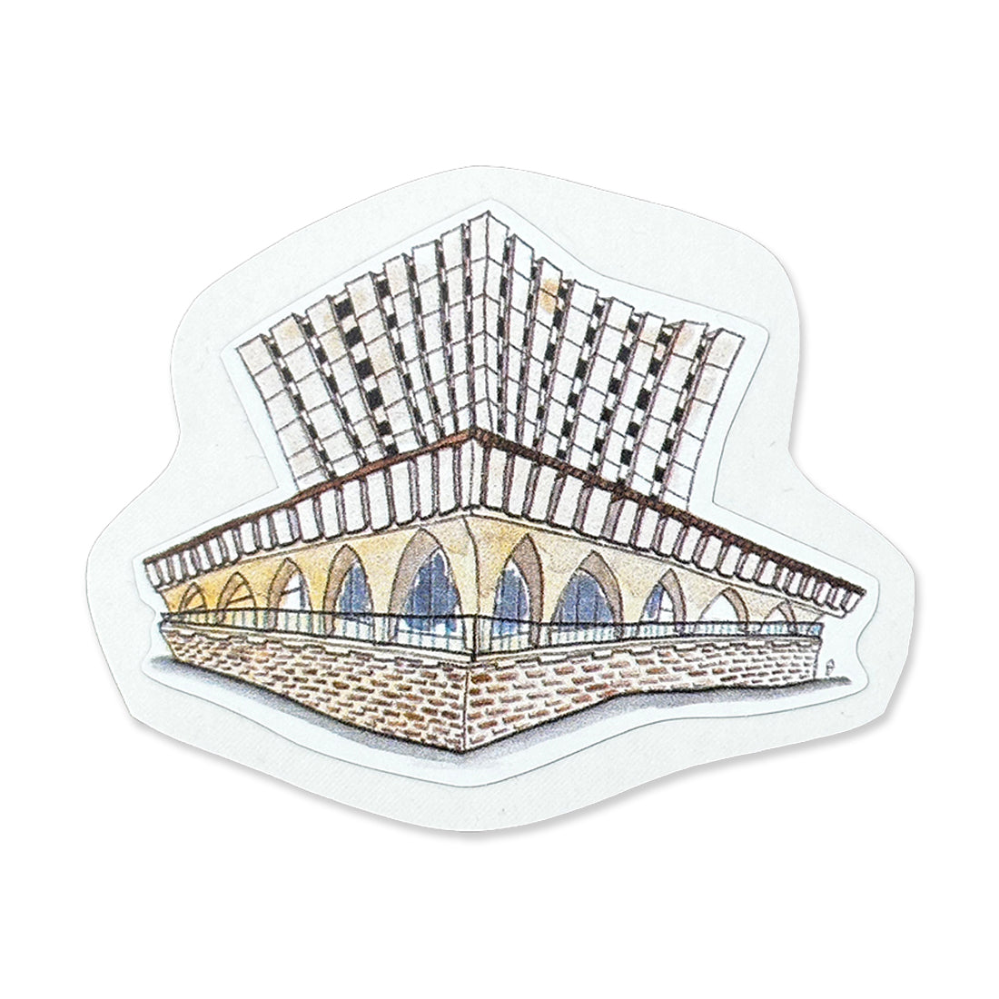 Picture of UWaterloo Building Stickers Type: Dana Porter