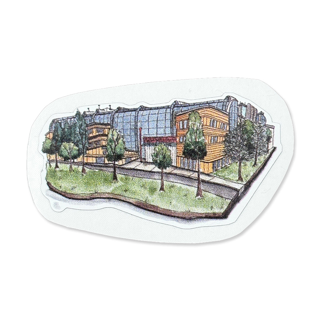 Picture of UWaterloo Building Stickers - DavisCentre