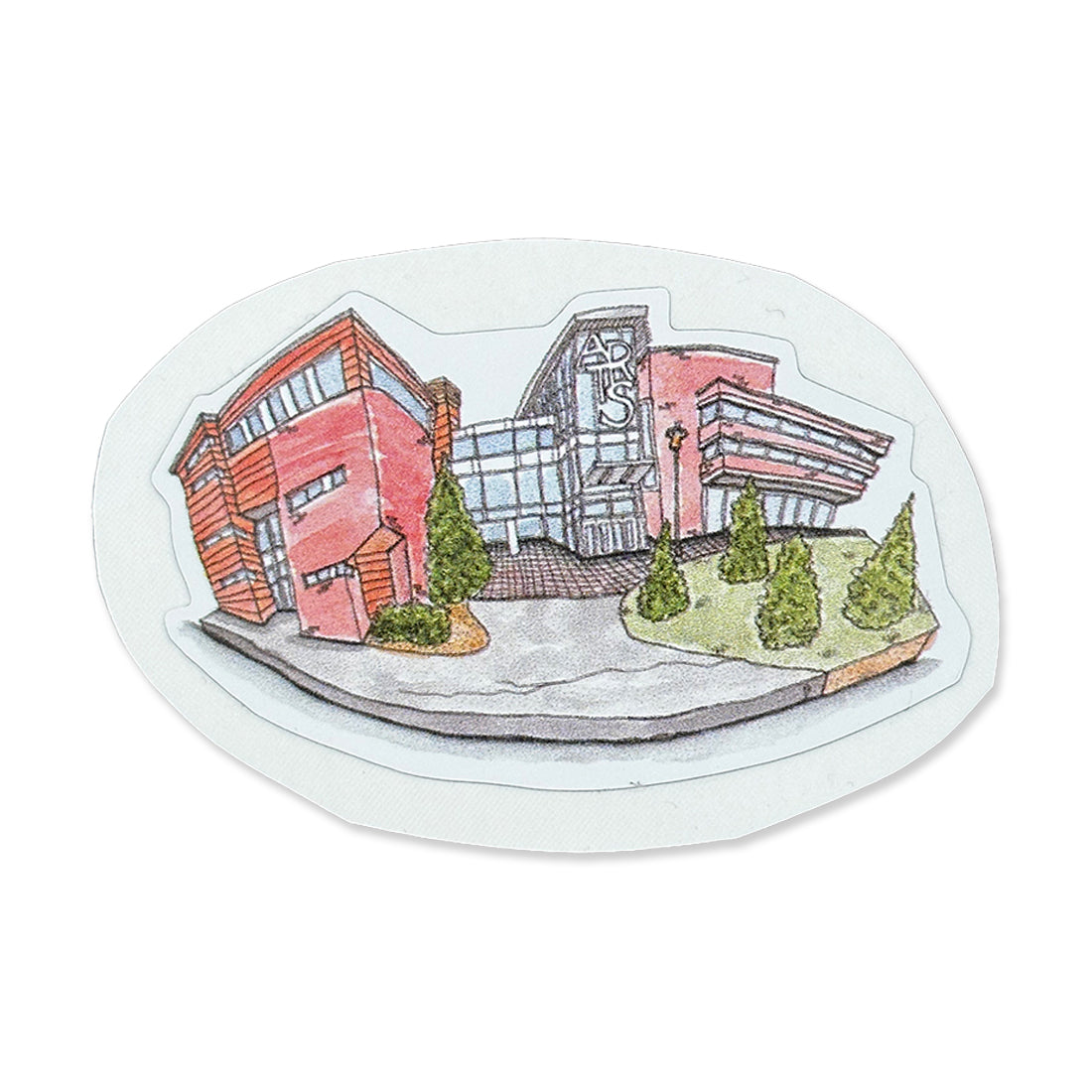 Picture of UWaterloo Building Stickers - HageyHall