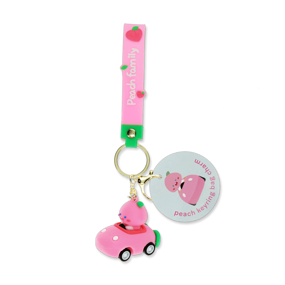 Picture of Keyring Bag Charm - Peach