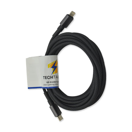 Picture of TechBasic 10 ft USB-C to Lightning Cable
