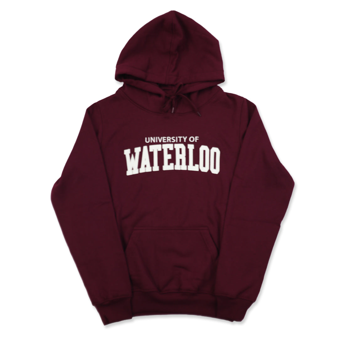 Picture of UWaterloo Soft Fleece Hoodie Colour: Dark Red