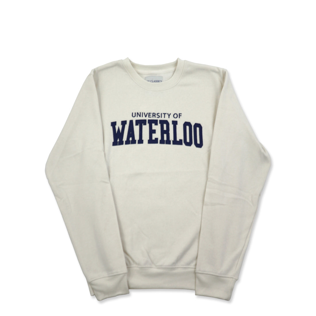 Picture of UWaterloo Soft Fleece Crewneck - NavyCream