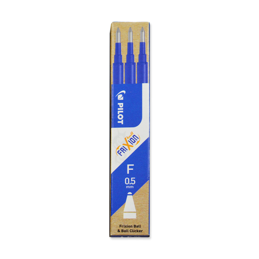 Picture of Frixion Ball Clicker Refill 3 pack 0.5mm - Blue