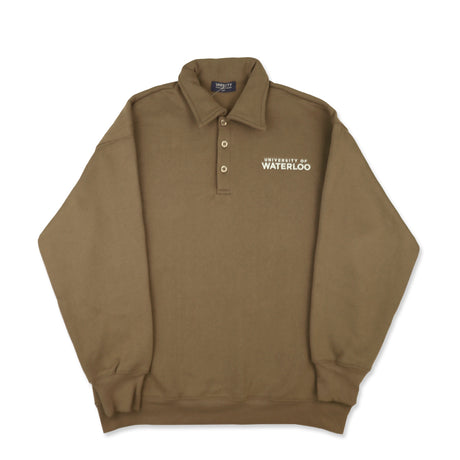 Picture of Chai Button-Up Polo Colour: Dark Brown