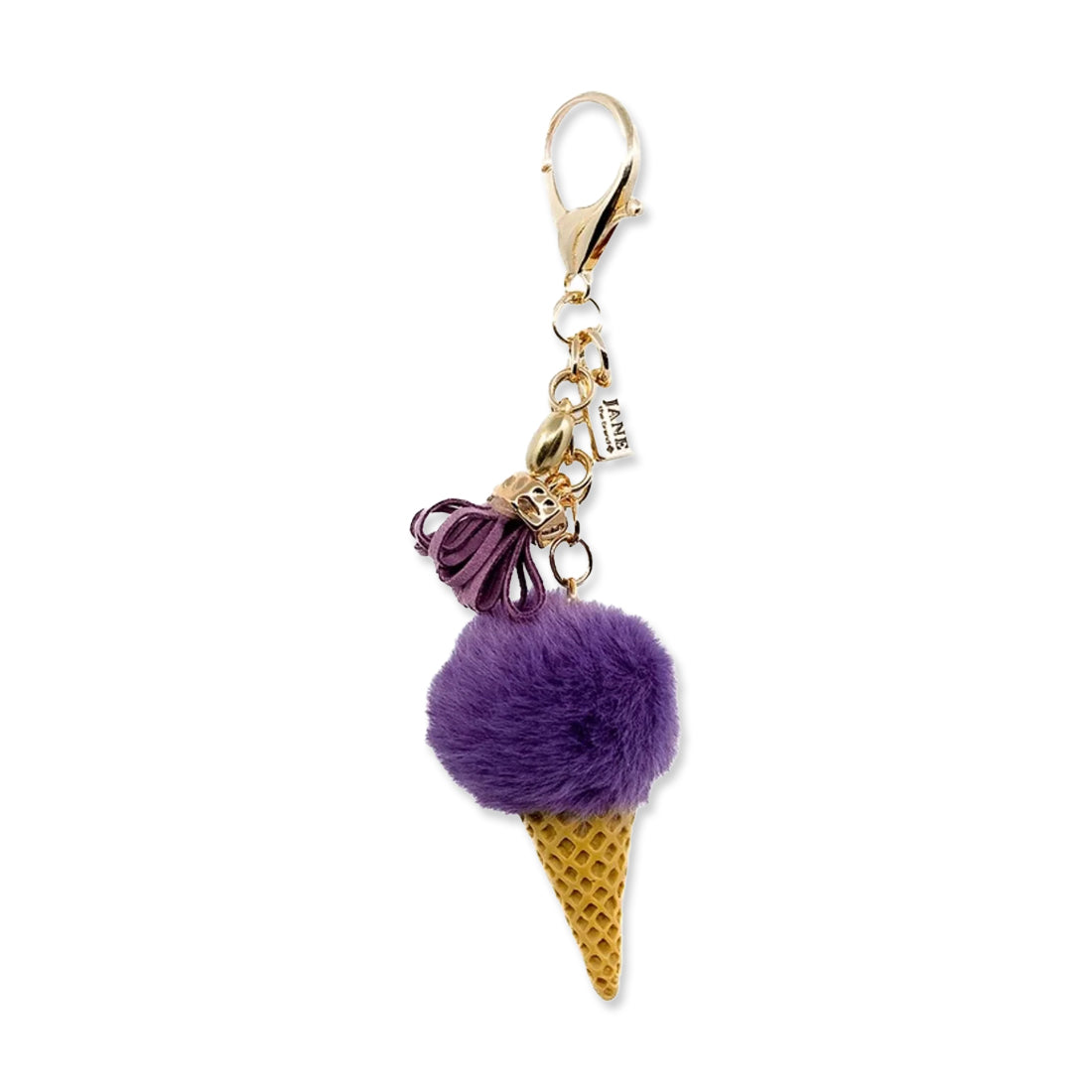 Picture of Plush Ice Cream Charm - Purple