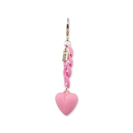 Picture of Heart on Chain Charm Colour: Pink