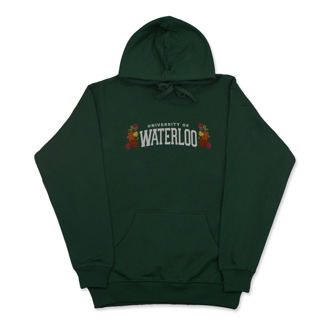 Picture of UWaterloo Maple Hoodie Colour: Green