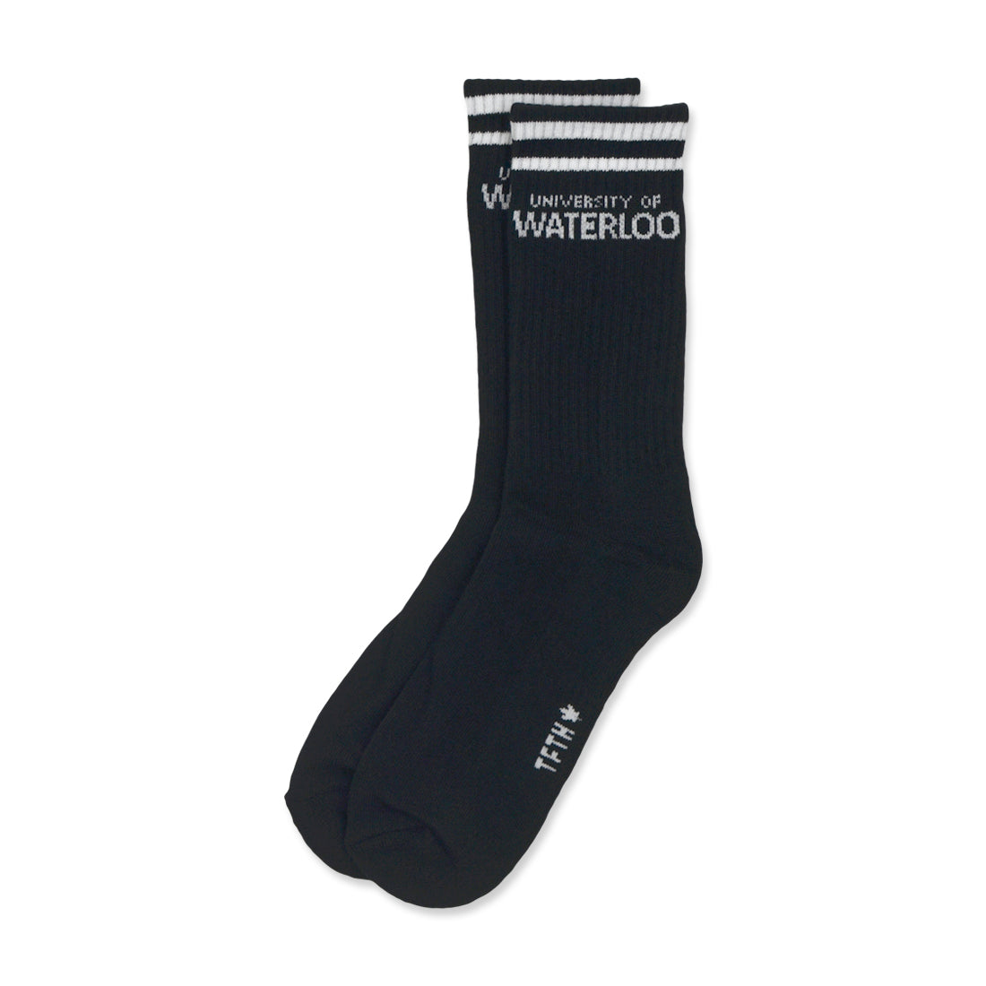 Picture of UWaterloo Stay Warm Socks by Toques From The Heart - Black