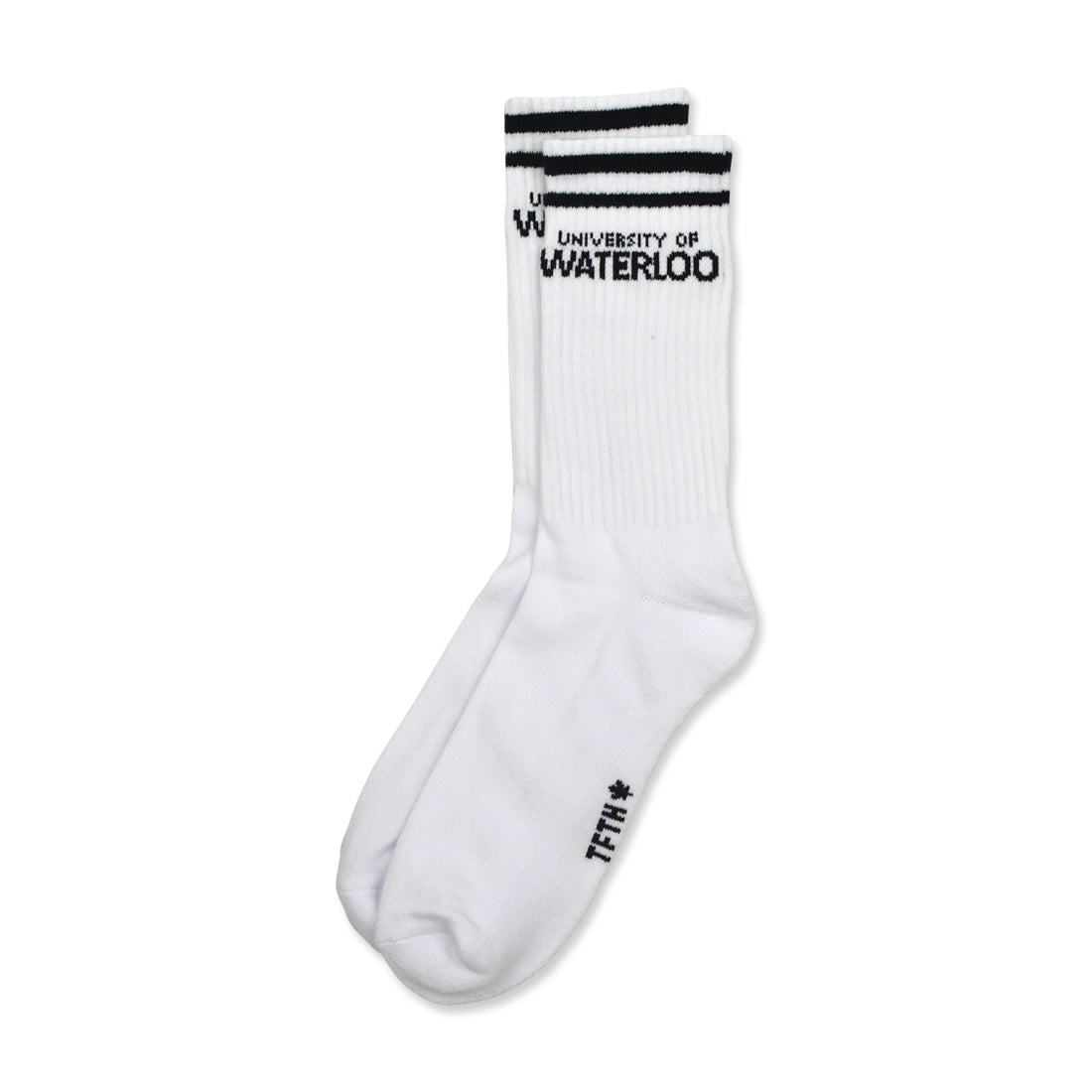 Picture of UWaterloo Stay Warm Socks by Toques From The Heart - White