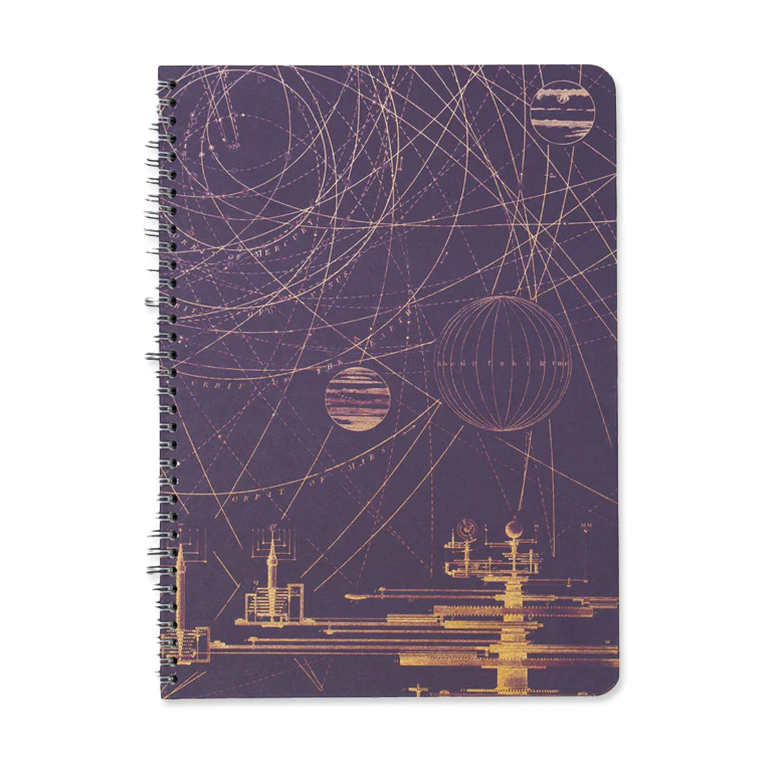 Picture of Cognitive Surplus: The Helix Series Spiral Notebook - PlanetaryMotioninOrbit