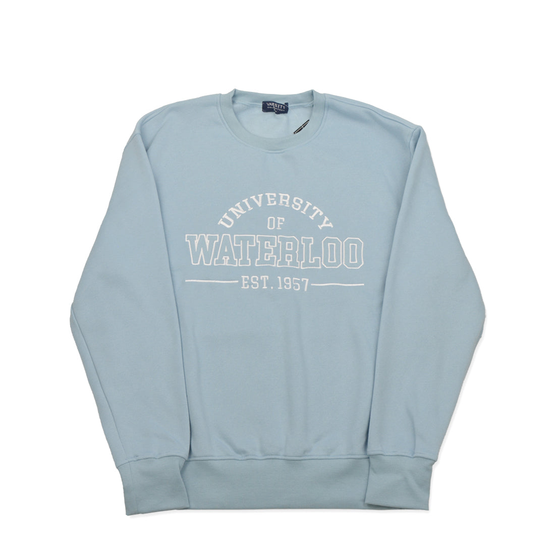 Picture of UWaterloo Varsity Crewneck - Light Blue