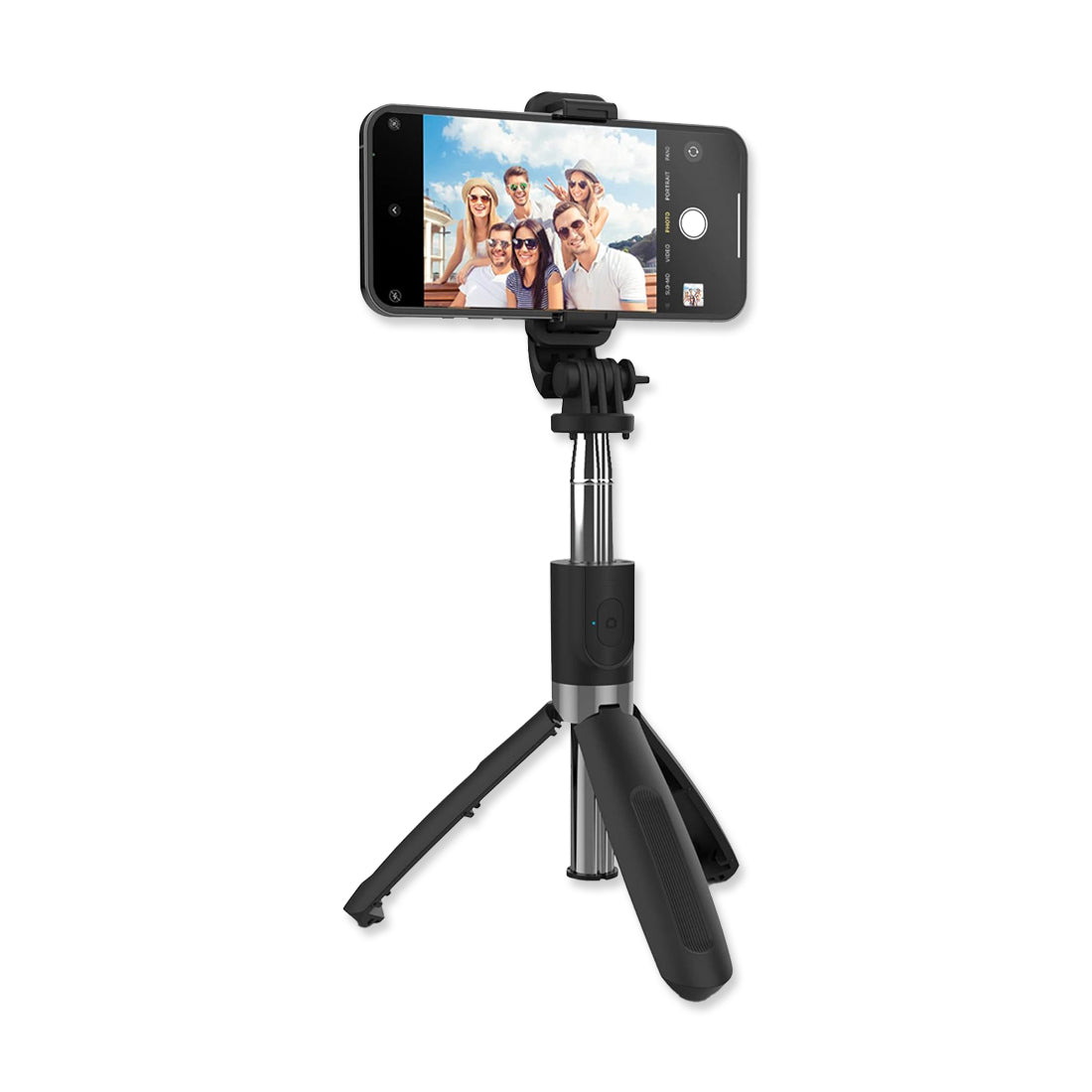 Picture of HyperGear Foldable Vlogging Tripod + Selfie Stick with Bluetooth Remote
