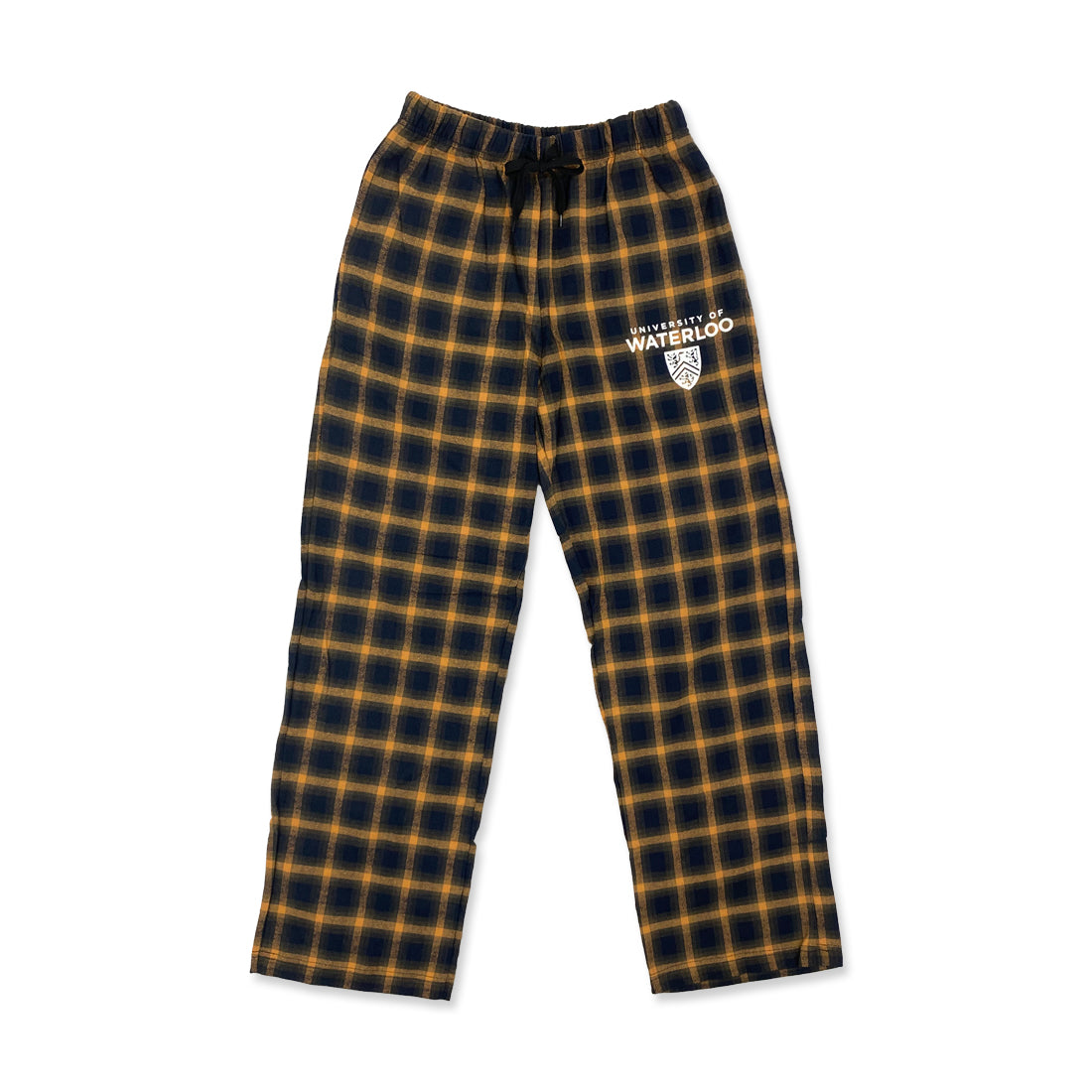 Picture of UWaterloo Plaid Pants - GoldAndBlack
