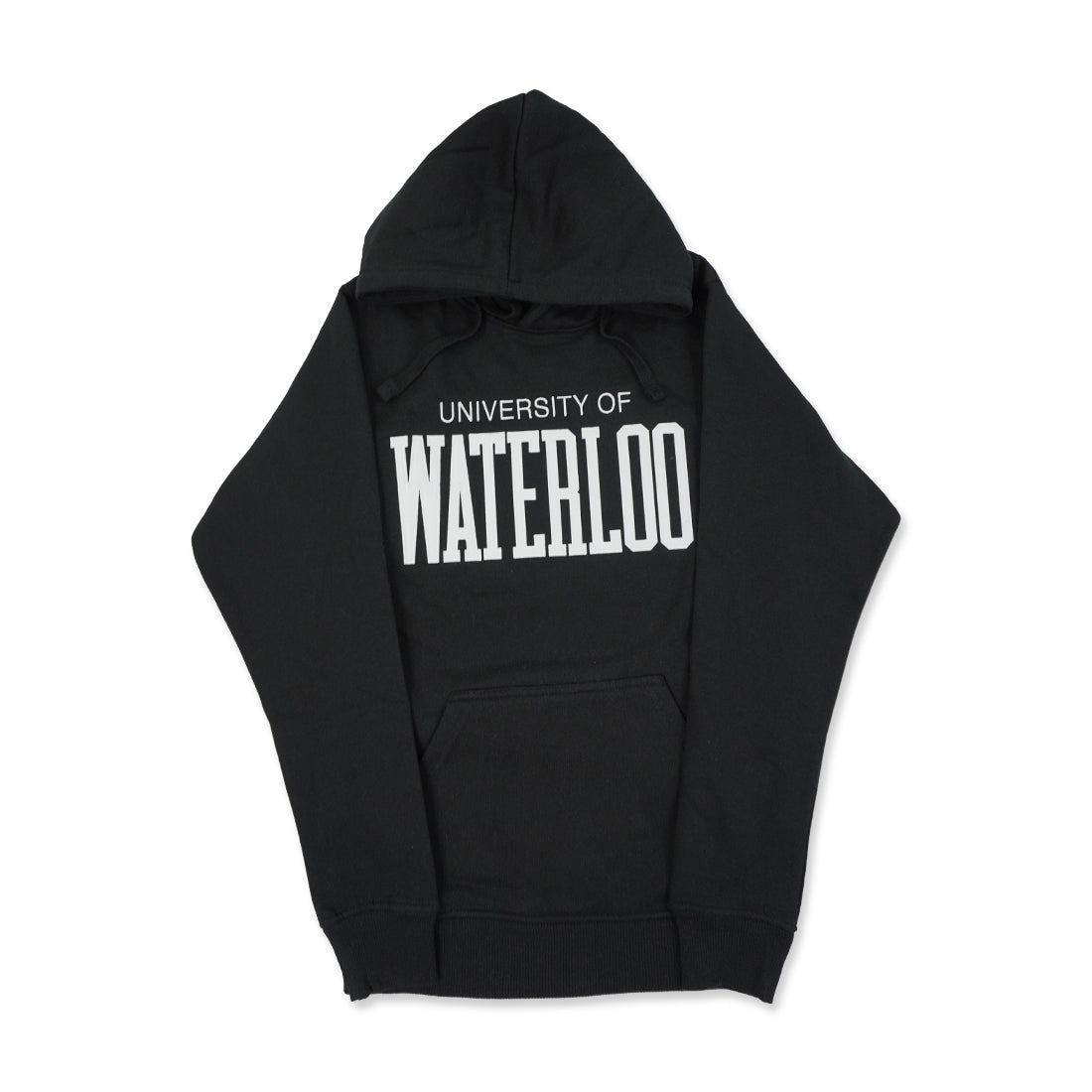 Picture of UWaterloo Essentials Twill Hoodie - Black