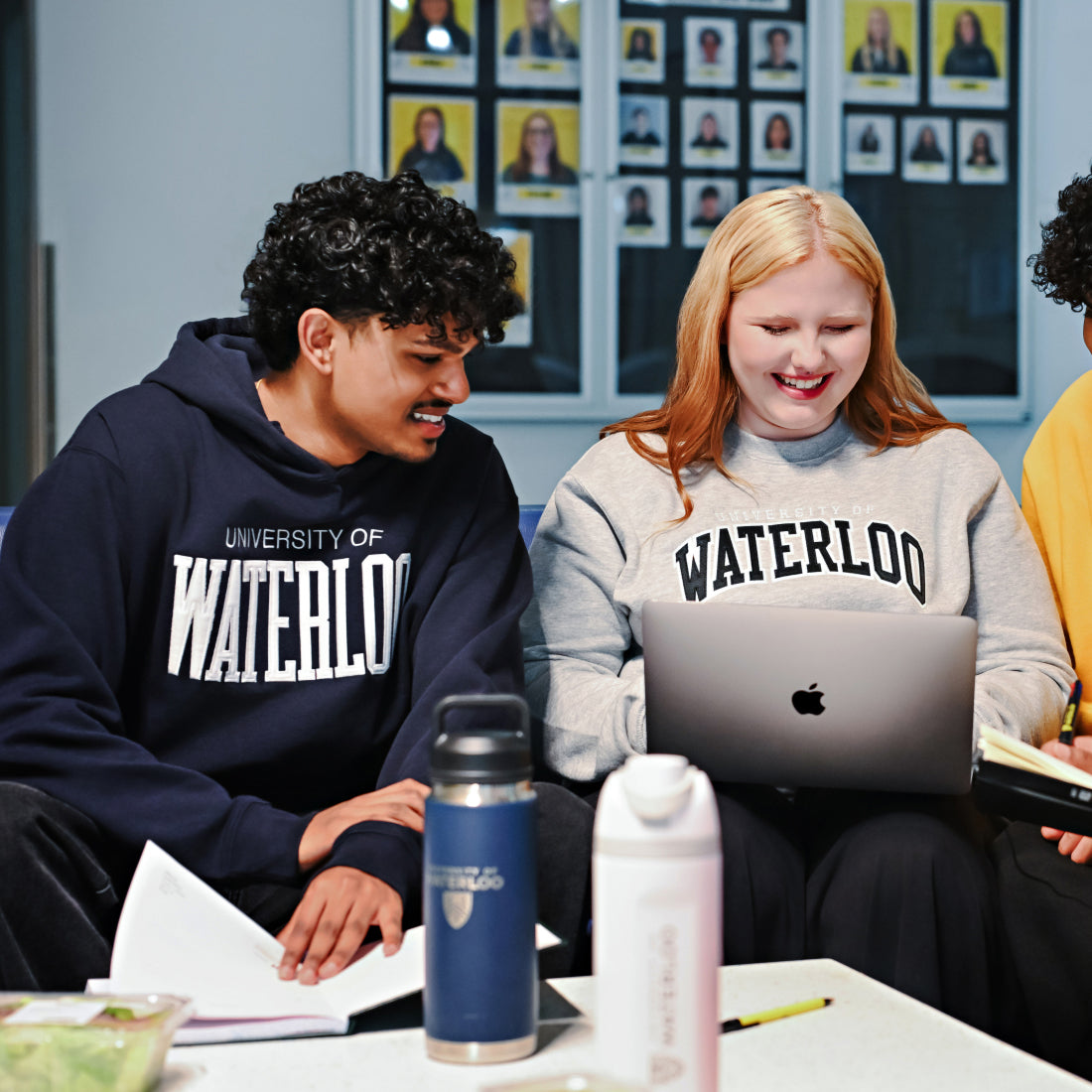 Picture of UWaterloo Essentials Twill Hoodie - Dark Blue