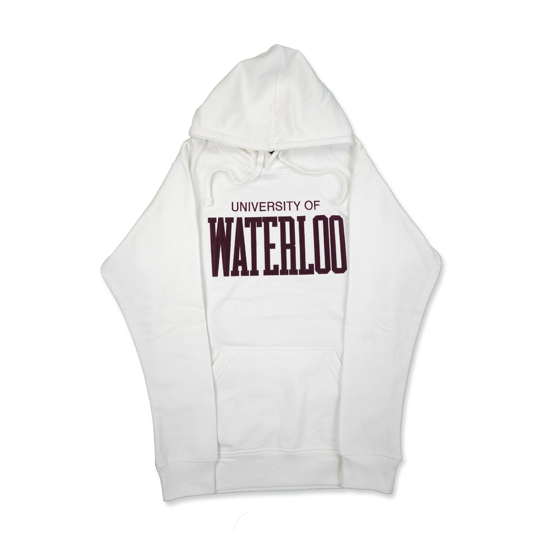 Picture of UWaterloo Essentials Twill Hoodie - White
