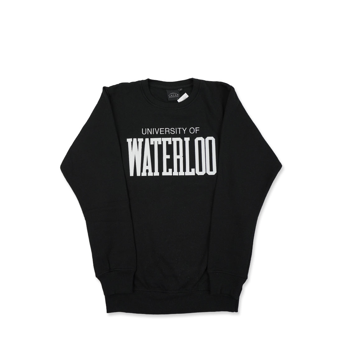 Picture of UWaterloo Essentials Twill Crewneck - Black